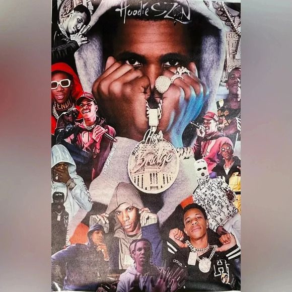Boogie Wit Da Hoodie -  Canvas Poster - Picture 1 of 1